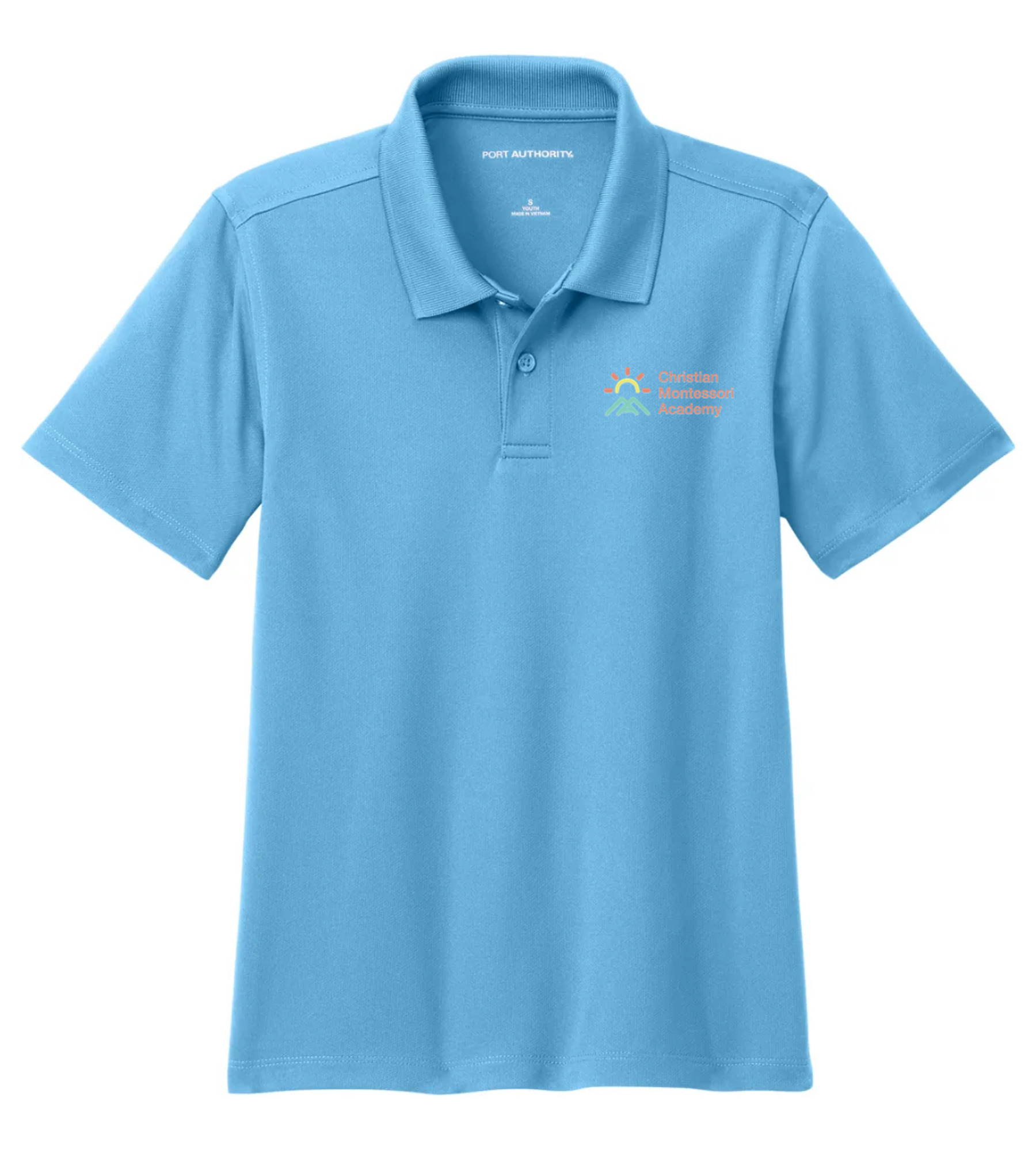 Port Authority Youth Dry Zone UV Micro-Mesh Polo