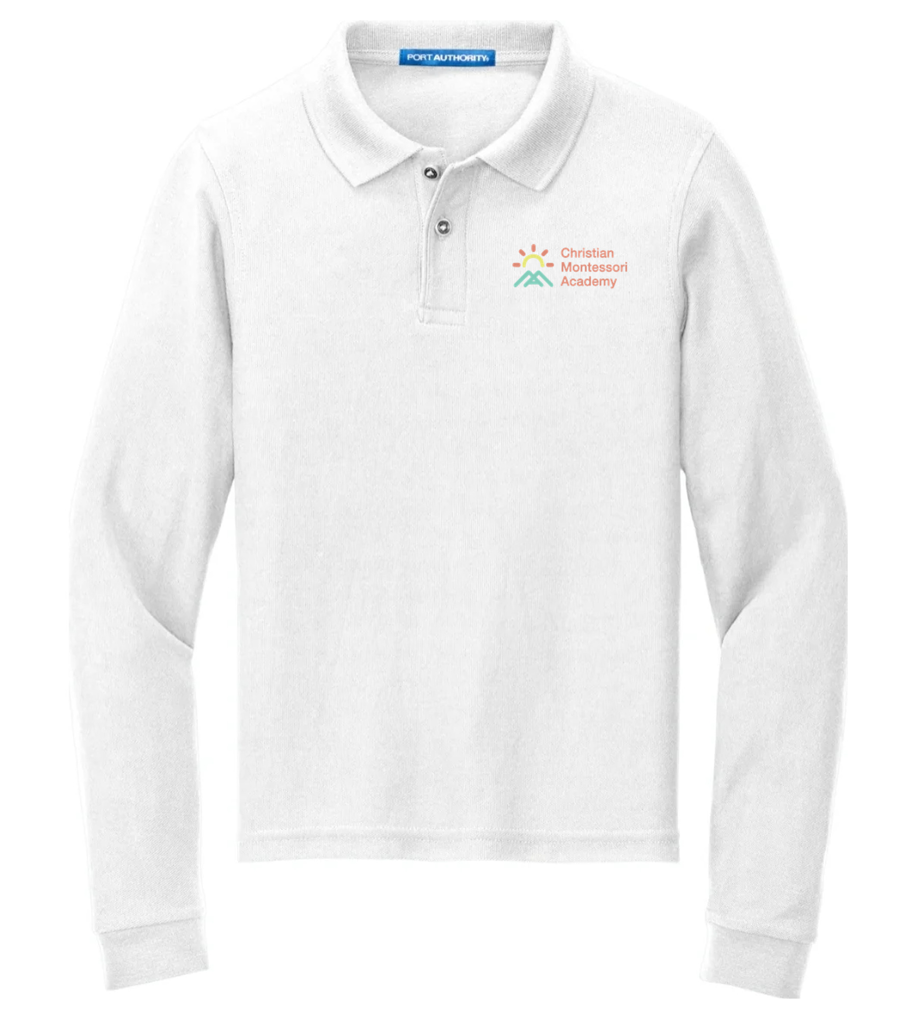 Port Authority Youth Long Sleeve Silk Touch Polo