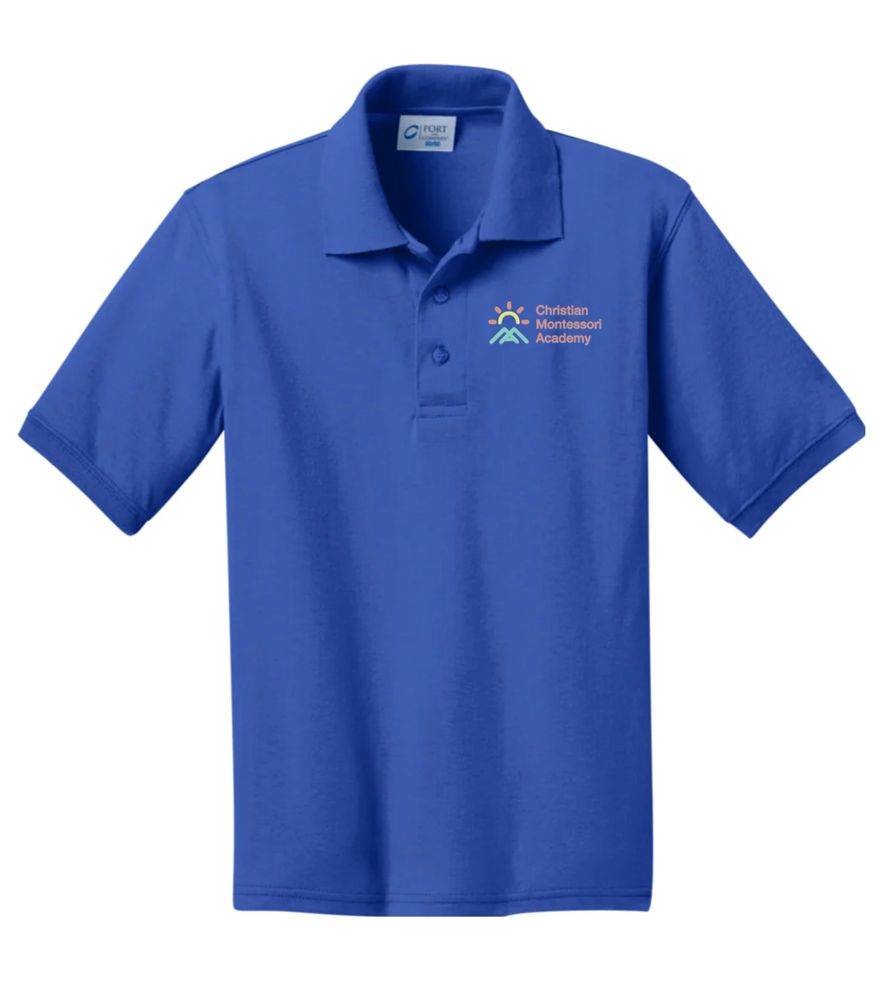 Port & Company Youth Core Blend Jersey Knit Polo